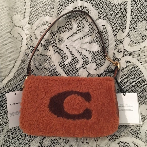 Coach Notila 19 In Shearling With Coach Motif - Picture 5 of 11